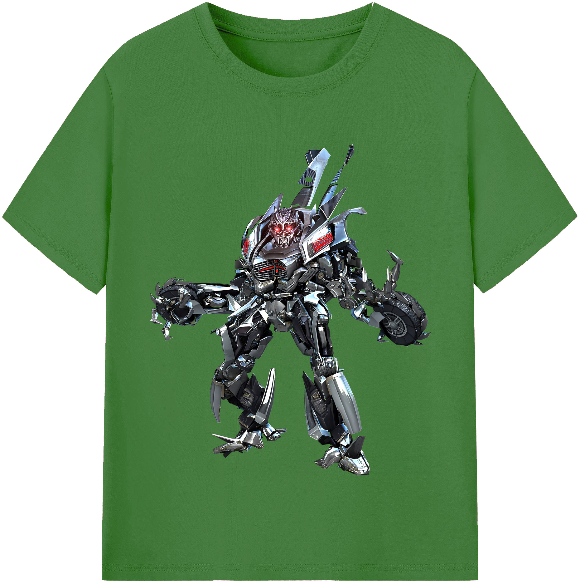 （画像用） Transformers トランスフォーマー レディースカジュアルプリントTシャツ（綿100％）